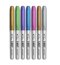 Marcatore permanente Intensity - punta tonda - colori assortiti - Bic - 24 pezzi