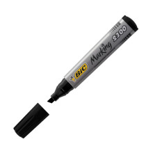 Marcatore permanente Marking 2300 - punta scalpello 3,70-5,50mm - nero - Bic - conf. 12 pezzi