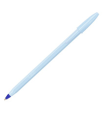 Penna sfera Cristal Pastel - 1.0 mm - fusto colori assortiti - inchiostro blu - Bic - conf. 20 pezzi