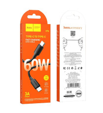 Cavo di ricarica USB-C a USB-C Hyper Power Delivery 60W Hoco X96 1 metro Nero – Ricarica Rapida PD 60W 3A