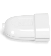 Presa volante 16A bianca 250V 2P+E max 3680W standard italiano IP20 per interno in PC ignifugo con protezione bambini e rame