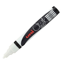 Marcatore a gesso liquido Uni Chalk Marker - punta tonda da 1,80 - 2,50 mm - Uni Mitsubishi - busta 4 pezzi