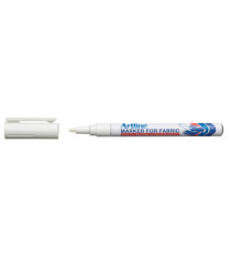 Marcatore per tessuto - punta tonda - 1,2 mm - bianco - Artline