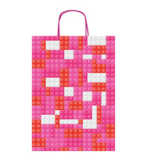 Shopper Mattoncini - con manici - 26 x 36 x 12 cm - colori assortiti - Rex Sadoch