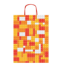Shopper Mattoncini - con manici - 26 x 36 x 12 cm - colori assortiti - Rex Sadoch