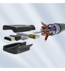 Cavo HDMI 3m Nero Audio Video Digitale Alta Definizione HDTV con Connettori HDMI Maschio per TV PC Monitor Console e Proiettori