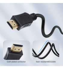 Cavo HDMI 3m Nero Audio Video Digitale Alta Definizione HDTV con Connettori HDMI Maschio per TV PC Monitor Console e Proiettori