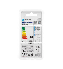 Lampadina LED C37 E14 9W 6500K Luce Fredda 840lm Equivalente 62W Angolo 260° 15000 Ore CRI80 IP20 Classe F Bianca
