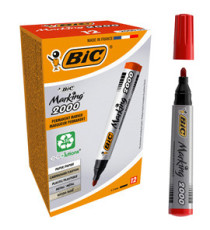 Marcatore permanente Marking 2000 - punta tonda 1,70mm - rosso - Bic - conf. 12 pezzi