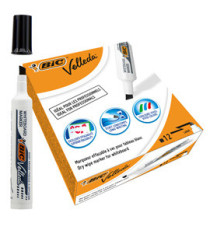 Marcatore Whiteboard Marker Velleda 1791 - punta scalpello 3,3-4,6mm - nero - Bic