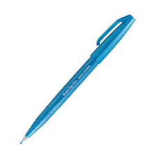 Pennarello Sign Pen Brush - azzurro - Pentel