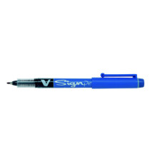Pennarello V Signpen punta feltro - 2 mm - blu - Pilot
