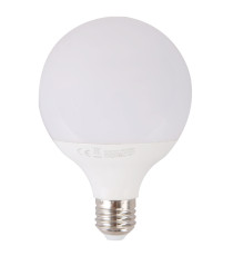 Lampadina LED Globo G95 E27 15W 4000K Luce Naturale 1500lm Equivalente 99W Angolo 180° 15000 Ore CRI80 IP20 Bianca