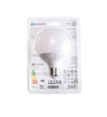Lampadina LED Globo G95 E27 15W 3000K Luce Calda 1500lm Equivalente 99W Angolo 180° 15000 Ore 16 LED CRI80 IP20 Bianca