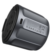 Altoparlante Bluetooth Hoco HC54 Wireless 6.0 Speaker Portatile 3W Batteria 500mAh Autonomia 4 Ore USB-C Grigio Compatto