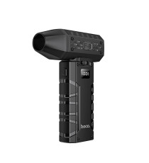 Soffiatore Elettrico Portatile Hoco HX67 Nero 80.000 RPM 100 Livelli Turbo 60W Batteria 3000mAh Display LED USB-C