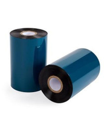 NASTRO RIBBON ZEBRA 110MMX300MT NERO IN CERA-RESINA COMPATIBILE CK26WR110X300MT PER SATO TOSHIBA CITIZEN ZEBRA INTERMEC