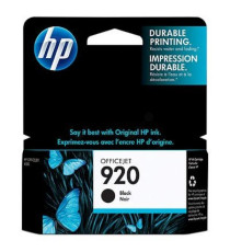 ORIGINALE HP 920XL NERA CD975AE PER HP 6000 6500AIO 6500WIFI 6500A 7000 7500A CD975AE 920BK CAPACITA' 49ML 1200 PAGINE