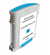 CARTUCCIA COMPATIBILE PER HP 940 CIANO  PER HP PRO 8000W,PRO 8500W 910G 940XL C4907A CON CHIP CAPACITA 28ML