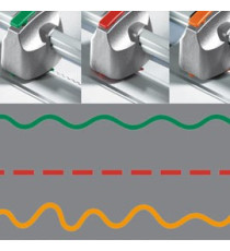 Lame assortite per taglierina Hobby 507  A4  320 mm  taglio ondulato tratteggiato zigrinato  per taglierina Hobby 507  D