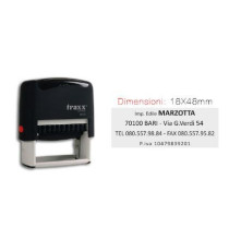 TIMBRO TRAXX 9012 AUTOINCHIOSTRANTE PERSONALIZZATO  TRAXX 9012 18X48mm QUALITA' PROFESSIONALE TIMBRO TRAXX 9012 AUTOINCHIOSTRANTE PERSONALIZZATO  TRAXX 9012 18X48mm QUALITA' PROFESSIONALE