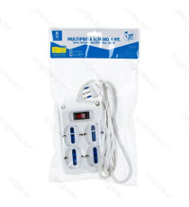 MULTIPRESA CIABATTA ELETTRICA SCHUKO 4 POSTI CON INTERRUTTORE GENERALE CAVO DA 1,5 METRI SPINA 16A 250V P40/10A a 10A/16A/F MULTIPRESA CIABATTA ELETTRICA SCHUKO 4 POSTI CON INTERRUTTORE GENERALE CAVO DA 1,5 METRI SPINA 16A 250V P40/10A a 10A/16A/F