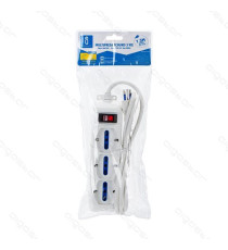 MULTIPRESA CIABATTA ELETTRICA SCHUKO 4 POSTI CON INTERRUTTORE GENERALE CAVO DA 1,5 METRI SPINA 16A 250V P40/10A a 10A/16A MULTIPRESA CIABATTA ELETTRICA SCHUKO 4 POSTI CON INTERRUTTORE GENERALE CAVO DA 1,5 METRI SPINA 16A 250V P40/10A a 10A/16A