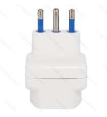 ADATTATORE TRIPLO CON SPINA 10A/250V S11 3 PRESE (3 PRESE P11) BIANCO MAX 1500W CON PROTEZIONE BAMBINI ADATTATORE TRIPLO CON SPINA 10A/250V S11 3 PRESE (3 PRESE P11) BIANCO MAX 1500W CON PROTEZIONE BAMBINI