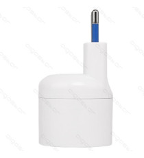 ADATTATORE TRIPLO CON SPINA 16A/250V 2P+E 3 PRESE (3 PRESE P17/11 e 1 PRESA P17/11) BIANCO MAX 1500W CON PROTEZIONE BAMBINI ADATTATORE TRIPLO CON SPINA 16A/250V 2P+E 3 PRESE (3 PRESE P17/11 e 1 PRESA P17/11) BIANCO MAX 1500W CON PROTEZIONE BAMBINI