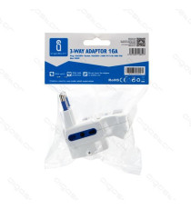 ADATTATORE TRIPLO CON SPINA 16A 250V S11 3 PRESE (2 P17/11 e 1P40) 16A/250V BIANCO CON INTERRUTTORE MAX 1500W PROTEZIONE BAMBINI ADATTATORE TRIPLO CON SPINA 16A 250V S11 3 PRESE (2 P17/11 e 1P40) 16A/250V BIANCO CON INTERRUTTORE MAX 1500W PROTEZIONE BAMBINI