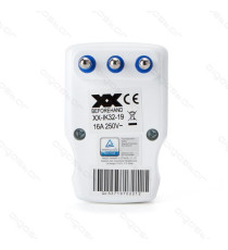 ADATTATORE TRIPLO CON SPINA 10A 250V 3 PRESE (2 P17/11 e 1 P40) BIANCO CON INTERRUTTORE MAX 1500W PROTEZIONE BAMBINI ADATTATORE TRIPLO CON SPINA 10A 250V 3 PRESE (2 P17/11 e 1 P40) BIANCO CON INTERRUTTORE MAX 1500W PROTEZIONE BAMBINI