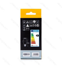 LAMPADINA LED A5 A67 20W ATTACCO E27 2000 LUMEN A+ COLOR BOX 6400K LUCE FREDDA MISURA D67*H128mm EQUIVALE 126W INCANDESCENZA LAMPADINA LED A5 A67 20W ATTACCO E27 2000 LUMEN A+ COLOR BOX 6400K LUCE FREDDA MISURA D67*H128mm EQUIVALE 126W INCANDESCENZA