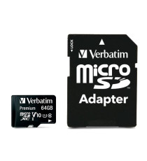 MICRO SD 16GB VERBATIM 44082 CON ADATTATORE MICROSDHC CARD 16 GB CLASSE 10 44082 MICRO SD 16GB VERBATIM 44082 CON ADATTATORE MICROSDHC CARD 16 GB CLASSE 10 44082