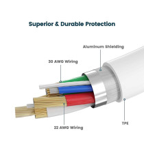 CAVO DA USB-C A LIGHTNING 1MT CARICA RAPIDA - TRASFERIMENTO DATI ALTA VELOCITA FINO A 480 Mbps TYPE-C TO LIGHTNING 8PIN CAVO DA USB-C A LIGHTNING 1MT CARICA RAPIDA - TRASFERIMENTO DATI ALTA VELOCITA FINO A 480 Mbps TYPE-C TO LIGHTNING 8PIN