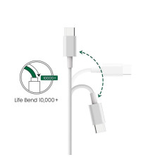 CAVO DA USB-C A LIGHTNING 1MT CARICA RAPIDA - TRASFERIMENTO DATI ALTA VELOCITA FINO A 480 Mbps TYPE-C TO LIGHTNING 8PIN CAVO DA USB-C A LIGHTNING 1MT CARICA RAPIDA - TRASFERIMENTO DATI ALTA VELOCITA FINO A 480 Mbps TYPE-C TO LIGHTNING 8PIN
