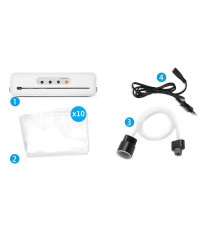 MACCHINA PER SOTTOVUOTO AUTOMATICA - DOPPIO USO CIBI SECCHI O UMIDI - SPIE LED - FUNZIONE VAC e SEAL CERTIFICATO AIGOSTAR MACCHINA PER SOTTOVUOTO AUTOMATICA - DOPPIO USO CIBI SECCHI O UMIDI - SPIE LED - FUNZIONE VAC e SEAL CERTIFICATO AIGOSTAR