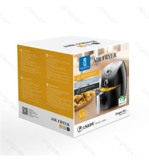 FRIGGITRICE AD ARIA DA 3.2 LITRI - 1500W - CIRCOLAZIONE ARIA 360 GRADI - IN ACCIAIO INOX TIMER E CONTROLLO TEMPERATURA AIGOSTAR FRIGGITRICE AD ARIA DA 3.2 LITRI - 1500W - CIRCOLAZIONE ARIA 360 GRADI - IN ACCIAIO INOX TIMER E CONTROLLO TEMPERATURA AIGOSTAR