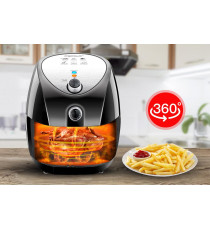 FRIGGITRICE AD ARIA DA 3.2 LITRI - 1500W - CIRCOLAZIONE ARIA 360 GRADI - IN ACCIAIO INOX TIMER E CONTROLLO TEMPERATURA AIGOSTAR FRIGGITRICE AD ARIA DA 3.2 LITRI - 1500W - CIRCOLAZIONE ARIA 360 GRADI - IN ACCIAIO INOX TIMER E CONTROLLO TEMPERATURA AIGOSTAR