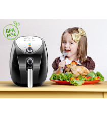 FRIGGITRICE AD ARIA DA 3.2 LITRI - 1500W - CIRCOLAZIONE ARIA 360 GRADI - IN ACCIAIO INOX TIMER E CONTROLLO TEMPERATURA AIGOSTAR FRIGGITRICE AD ARIA DA 3.2 LITRI - 1500W - CIRCOLAZIONE ARIA 360 GRADI - IN ACCIAIO INOX TIMER E CONTROLLO TEMPERATURA AIGOSTAR