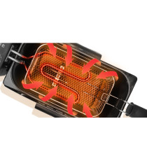 FRIGGITRICE AD OLIO DA 3 LITRI EXCLUSIVE - 2200W IN ACCIAIO INOX CAMERA SMALTATA TERMOSTATO REGOLABILE FILTRO ANTI-FUMO AIGOSTAR FRIGGITRICE AD OLIO DA 3 LITRI EXCLUSIVE - 2200W IN ACCIAIO INOX CAMERA SMALTATA TERMOSTATO REGOLABILE FILTRO ANTI-FUMO AIGOSTAR