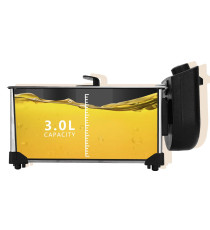 FRIGGITRICE AD OLIO DA 3 LITRI EXCLUSIVE - 2200W IN ACCIAIO INOX CAMERA SMALTATA TERMOSTATO REGOLABILE FILTRO ANTI-FUMO AIGOSTAR FRIGGITRICE AD OLIO DA 3 LITRI EXCLUSIVE - 2200W IN ACCIAIO INOX CAMERA SMALTATA TERMOSTATO REGOLABILE FILTRO ANTI-FUMO AIGOSTAR