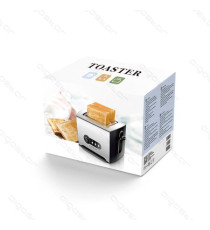 TOSTAPANE 2 POSTI 900W - ACCIAIO INOX - 7 REGOLAZIONI DI COTTURA - FUNZIONE SCONGELAMENTO -  L283*W170*H178mm - AIGOSTAR TOSTAPANE 2 POSTI 900W - ACCIAIO INOX - 7 REGOLAZIONI DI COTTURA - FUNZIONE SCONGELAMENTO -  L283*W170*H178mm - AIGOSTAR