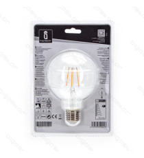 LAMPADINA LED FILAMENTO A60 8W ATTACCO E27 1050 LUMEN 6500K LUCE FREDDA D60*H105mm ANGOLO 360 GRADI EQUIVALE A 75W INCADESCENZA LAMPADINA LED FILAMENTO A60 8W ATTACCO E27 1050 LUMEN 6500K LUCE FREDDA D60*H105mm ANGOLO 360 GRADI EQUIVALE A 75W INCADESCENZA