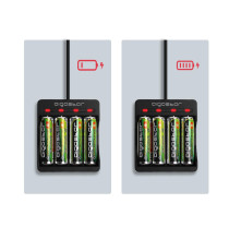CARICABATTERIE LINQ ZN422 AA + AAA  - CARICA BATTERIE SITLO E MINISTILO CARICABATTERIE LINQ ZN422 AA + AAA  - CARICA BATTERIE SITLO E MINISTILO