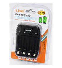 CARICABATTERIE LINQ ZN422-A7 AA + AAA CON 4 MINISTILO INCLUSE RICARICABILI 2300mha - CARICA BATTERIE SITLO E MINISTILO CARICABATTERIE LINQ ZN422-A7 AA + AAA CON 4 MINISTILO INCLUSE RICARICABILI 2300mha - CARICA BATTERIE SITLO E MINISTILO