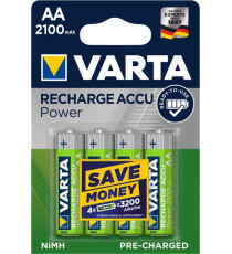 BATTERIE RICARICABILI VARTA AAA 4PZ MINI STILO 1.2 V 800MAH KR3800 COD. 56703 HR03 NI/MH RECHARG ACCU POWER BATTERIE RICARICABILI VARTA AAA 4PZ MINI STILO 1.2 V 800MAH KR3800 COD. 56703 HR03 NI/MH RECHARG ACCU POWER