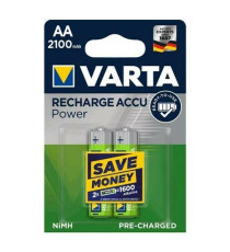 BATTERIE RICARICABILI VARTA AA 4PZ STILO 1.2 V 2100mAh 4AA2100 COD. 56706 HR06 NI/MH RECHARG ACCU POWER BATTERIE RICARICABILI VARTA AA 4PZ STILO 1.2 V 2100mAh 4AA2100 COD. 56706 HR06 NI/MH RECHARG ACCU POWER