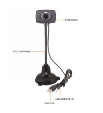 WEBCAM TRUST SPOTLIGHT PRO CON MICROFONO INTEGRATO - NERA - 1,3MP USB RISOLUZIONE 1280 x 1024 CON LUCI LED WEBCAM TRUST SPOTLIGHT PRO CON MICROFONO INTEGRATO - NERA - 1,3MP USB RISOLUZIONE 1280 x 1024 CON LUCI LED