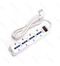 MULTIPRESA CIABATTA ELETTRICA SCHUKO 5 POSTI CON INTERRUTTORE CAVO DA 1,5 MT SPINA 10A 250V S11 PRESA 16A 250V 5 WAY P40 MULTIPRESA CIABATTA ELETTRICA SCHUKO 5 POSTI CON INTERRUTTORE CAVO DA 1,5 MT SPINA 10A 250V S11 PRESA 16A 250V 5 WAY P40