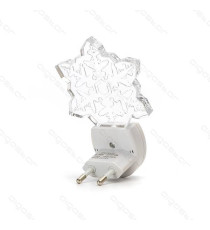 LUCE NOTTURNA LED 1W 40LUMEN CON SENSORE GIORNO/NOTTE MOD.1 6500K LUCE BIANCA SPINA ITALIANA - MISURA L75*W63*H95mm LUCE NOTTURNA LED 1W 40LUMEN CON SENSORE GIORNO/NOTTE MOD.1 6500K LUCE BIANCA SPINA ITALIANA - MISURA L75*W63*H95mm